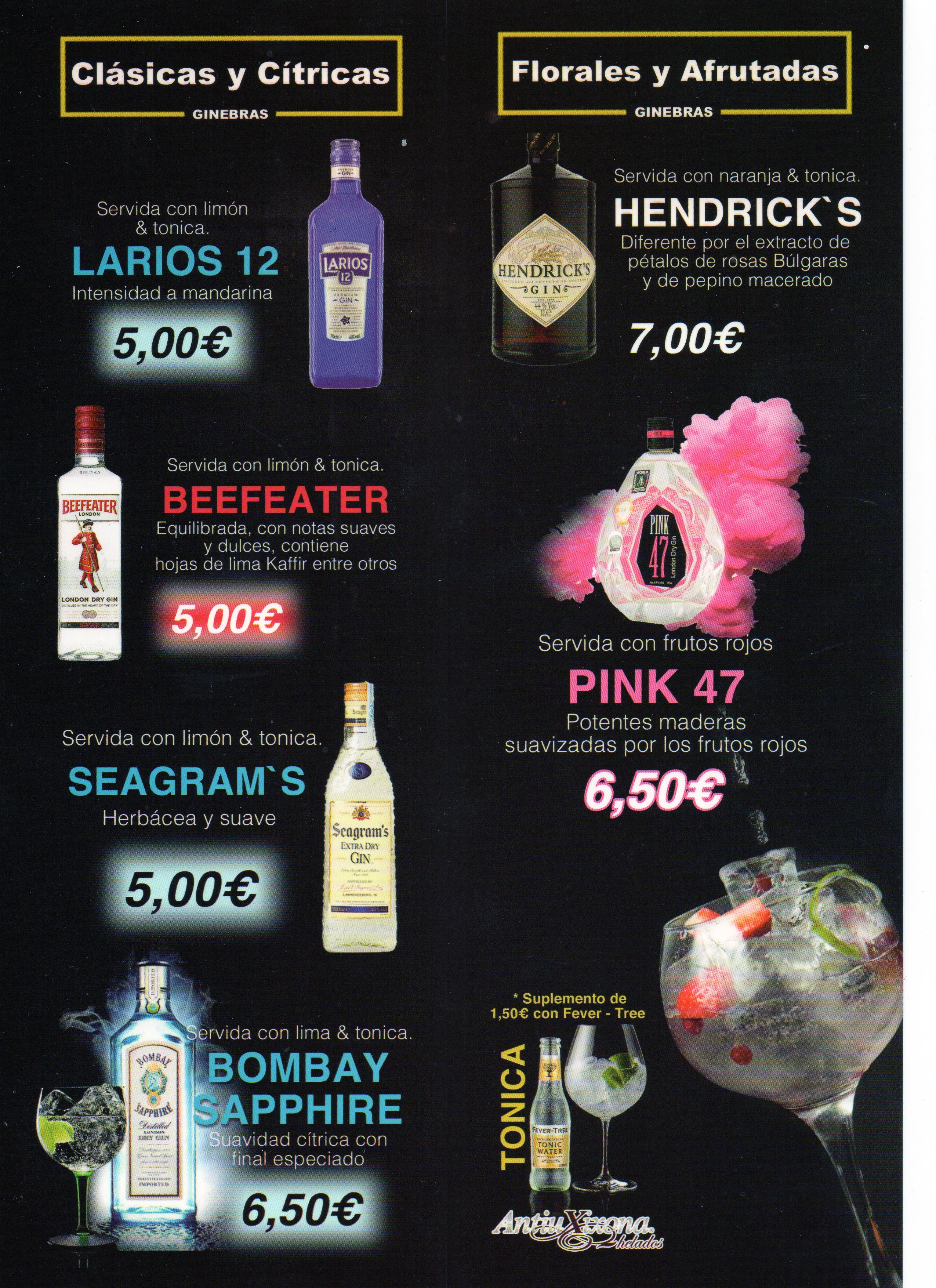 Gin-tonic.
