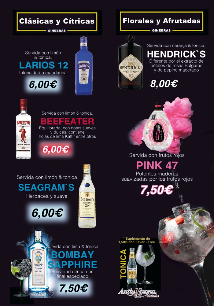Gin-tonic.