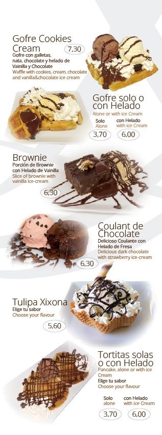 Gofres y cakes